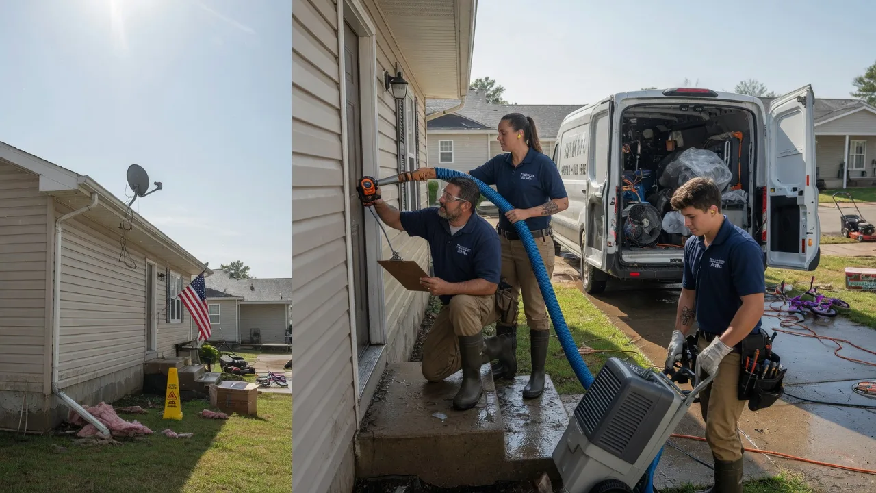 Ceiling Water Damage Restoration in New Bavaria, OH near me